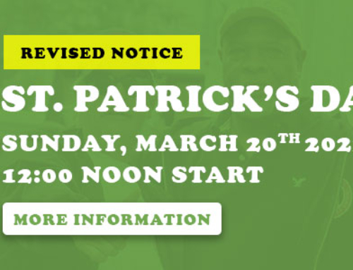 St Patrick’s Day Parade – March 20th 2022